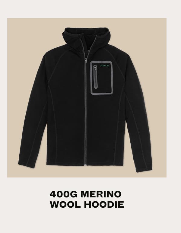 400g Merino Wool Hoodie 
