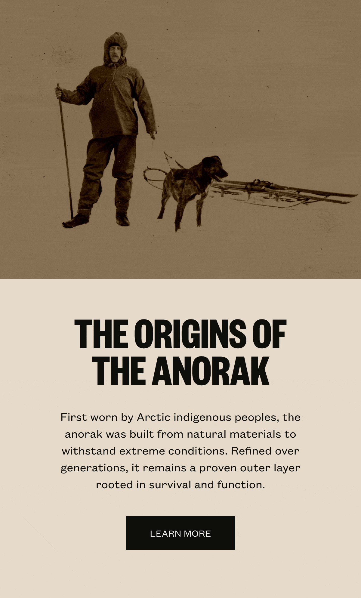 Origins of the Anorak
