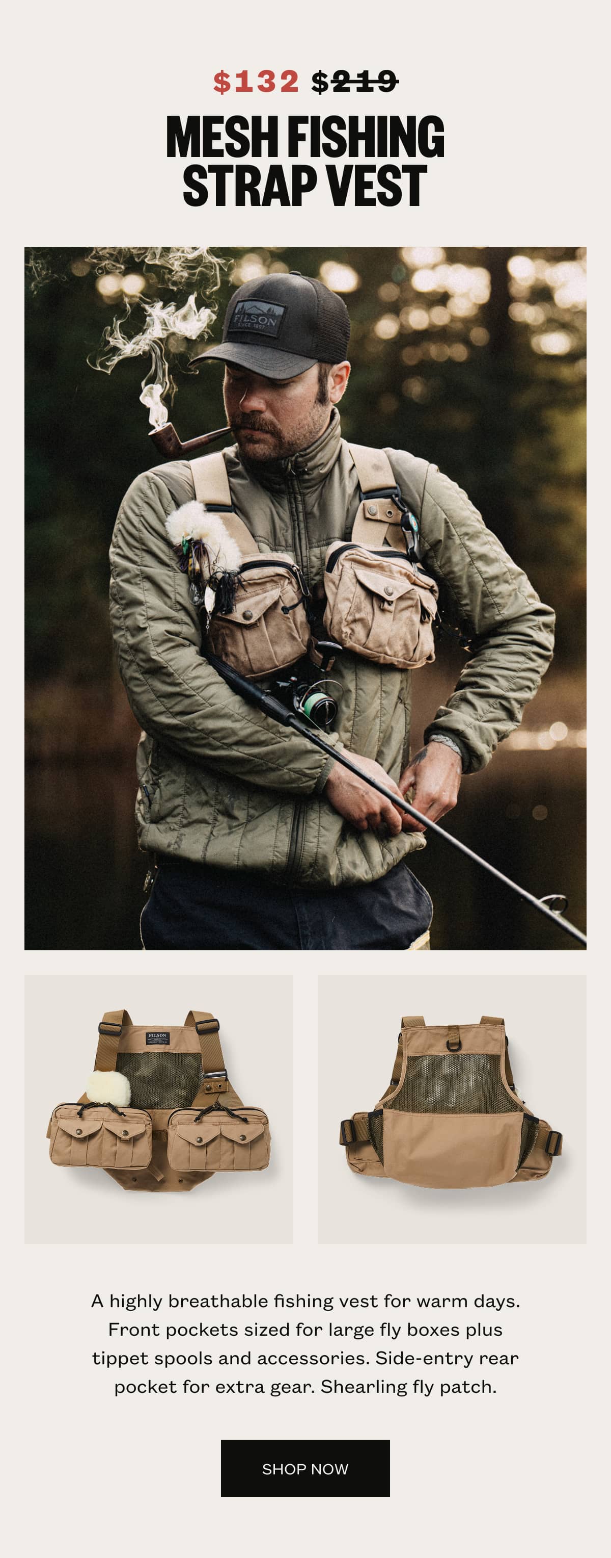 Mesh Fishing Strap Vest