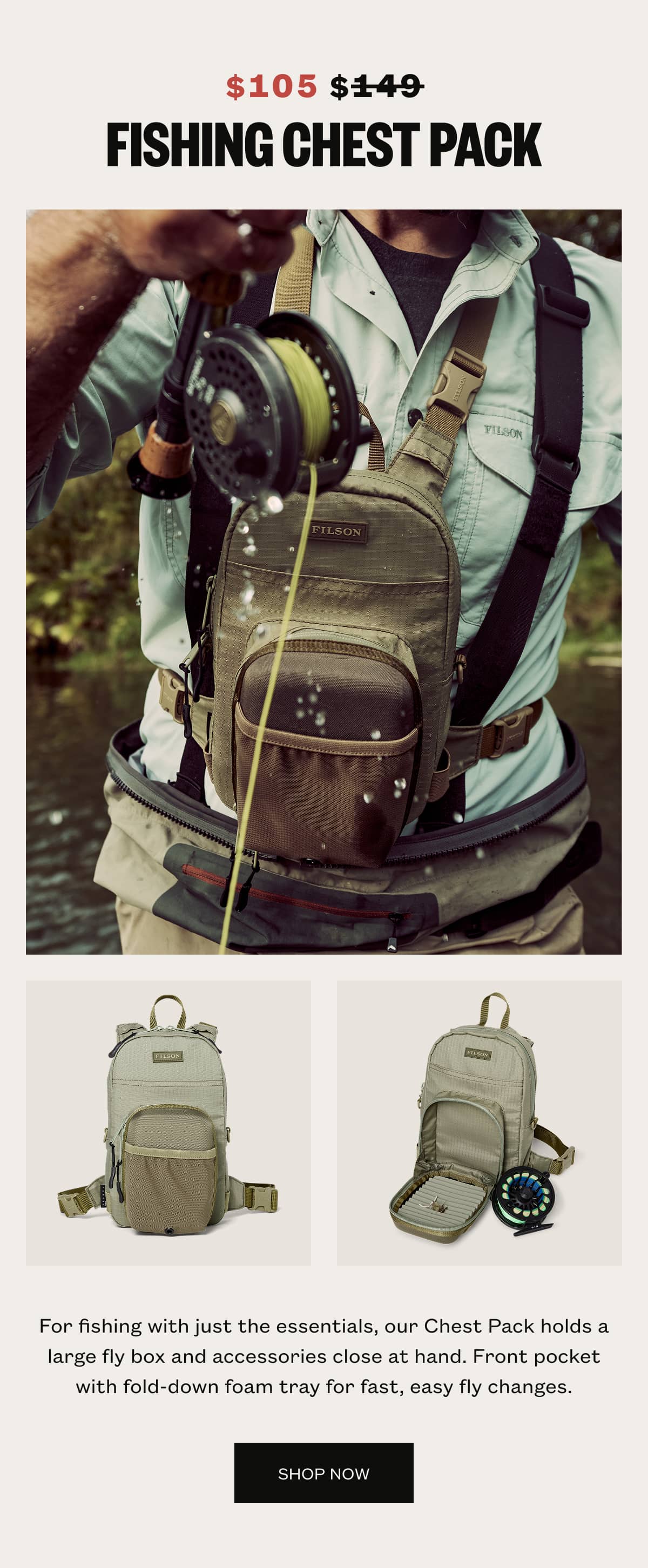 Fishing Chest Pack