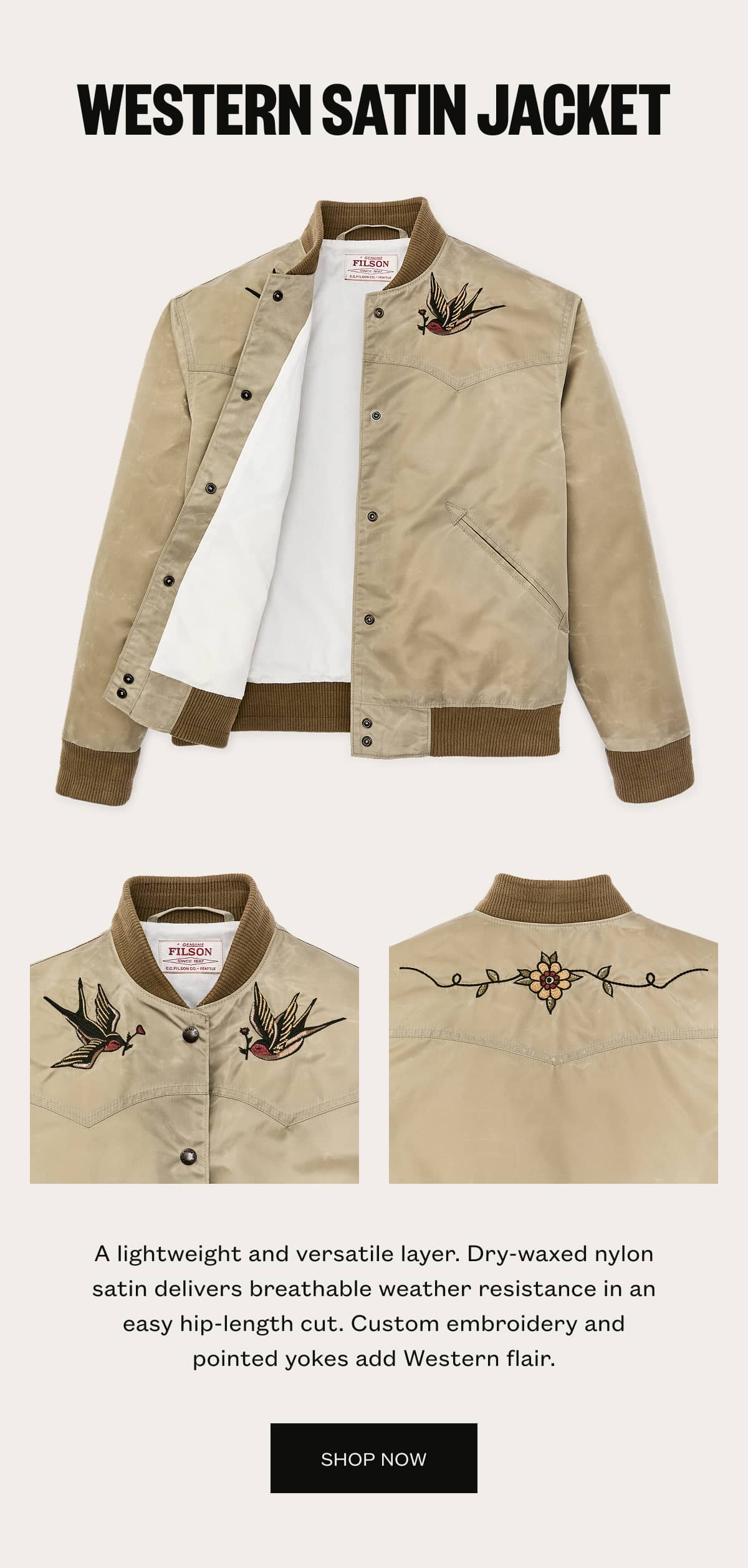 Western Satin Jacket