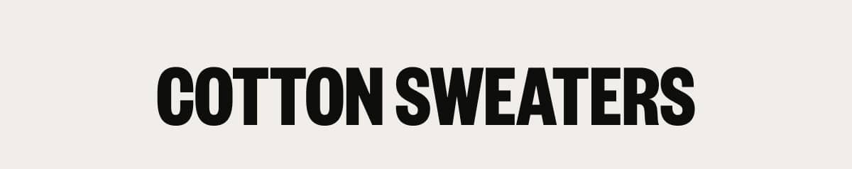 Cotton Sweaters