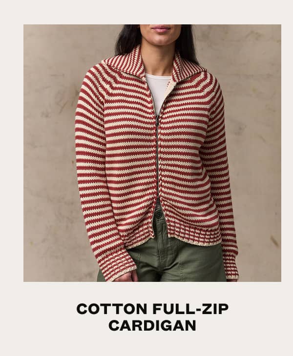 Cotton Full-Zip Carigan