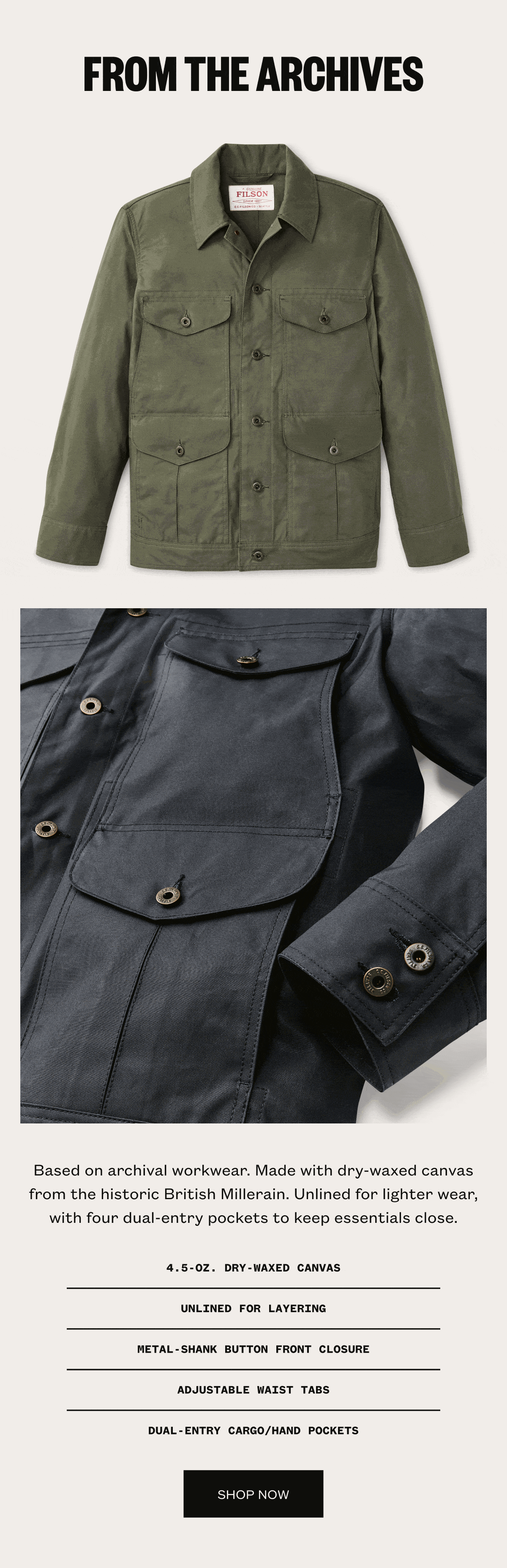 Dry Wax Journeyman Jacket