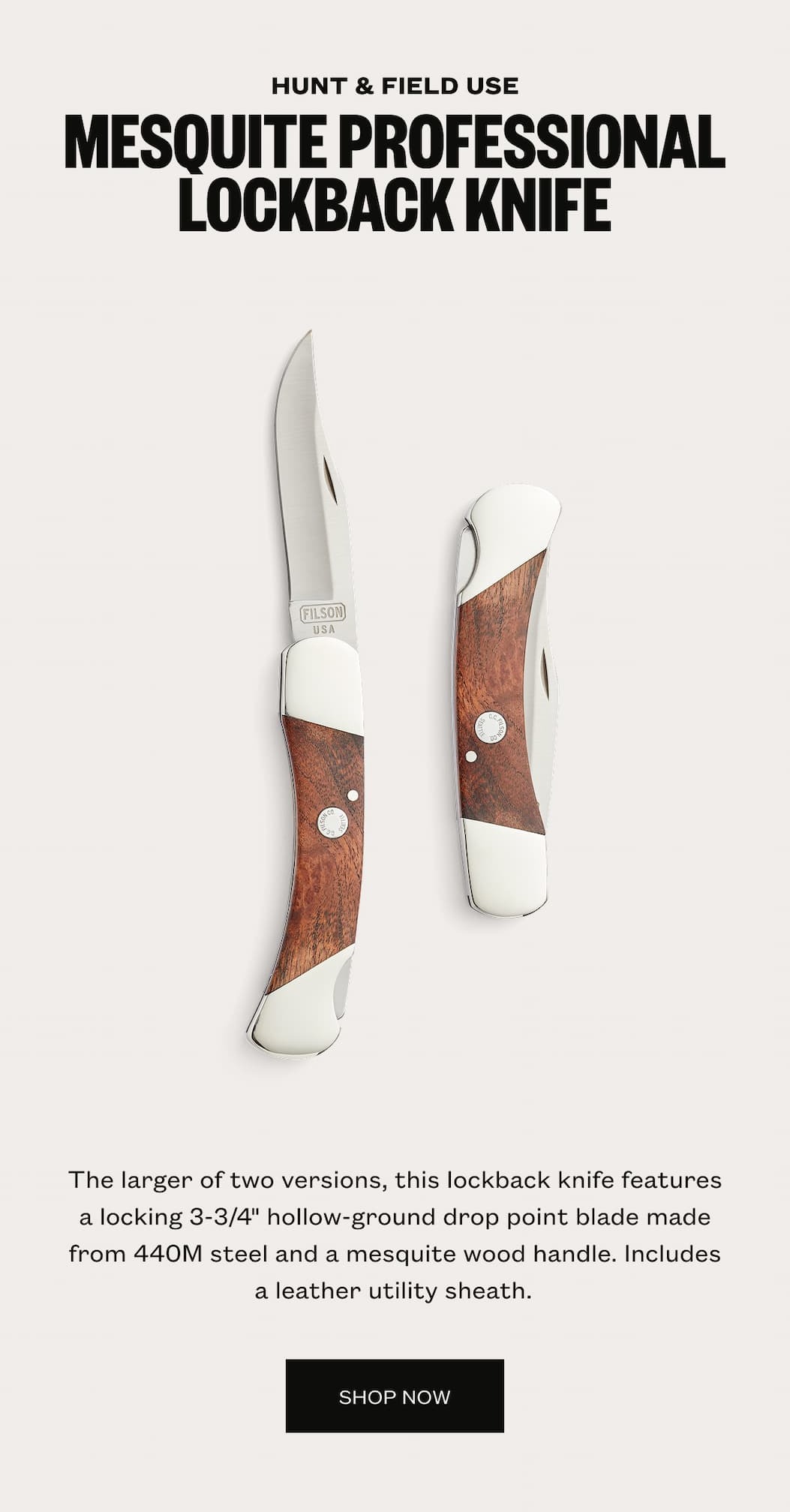 Mesquite Professional Lockback Knife