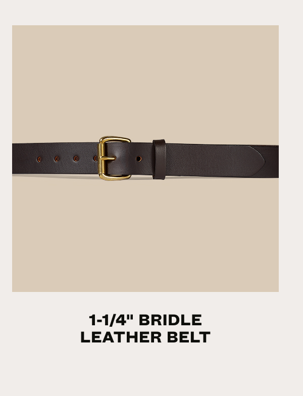 1 1/4 Bridle Leather Belt