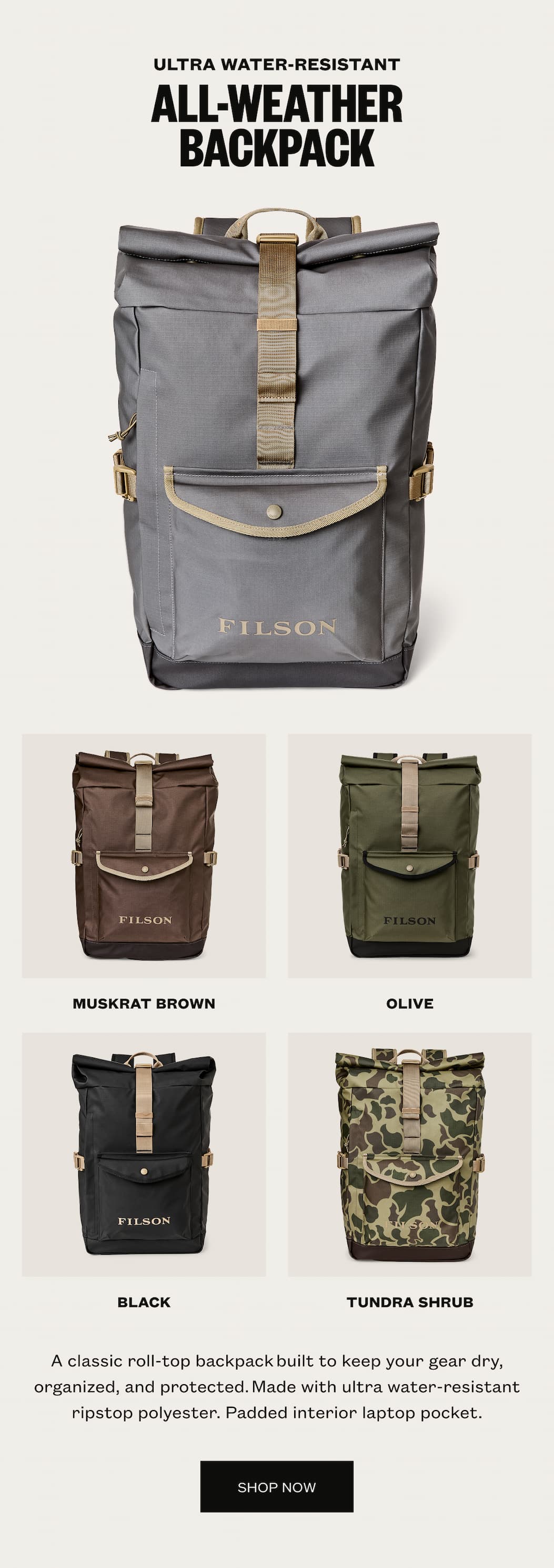 All Weather Backpack