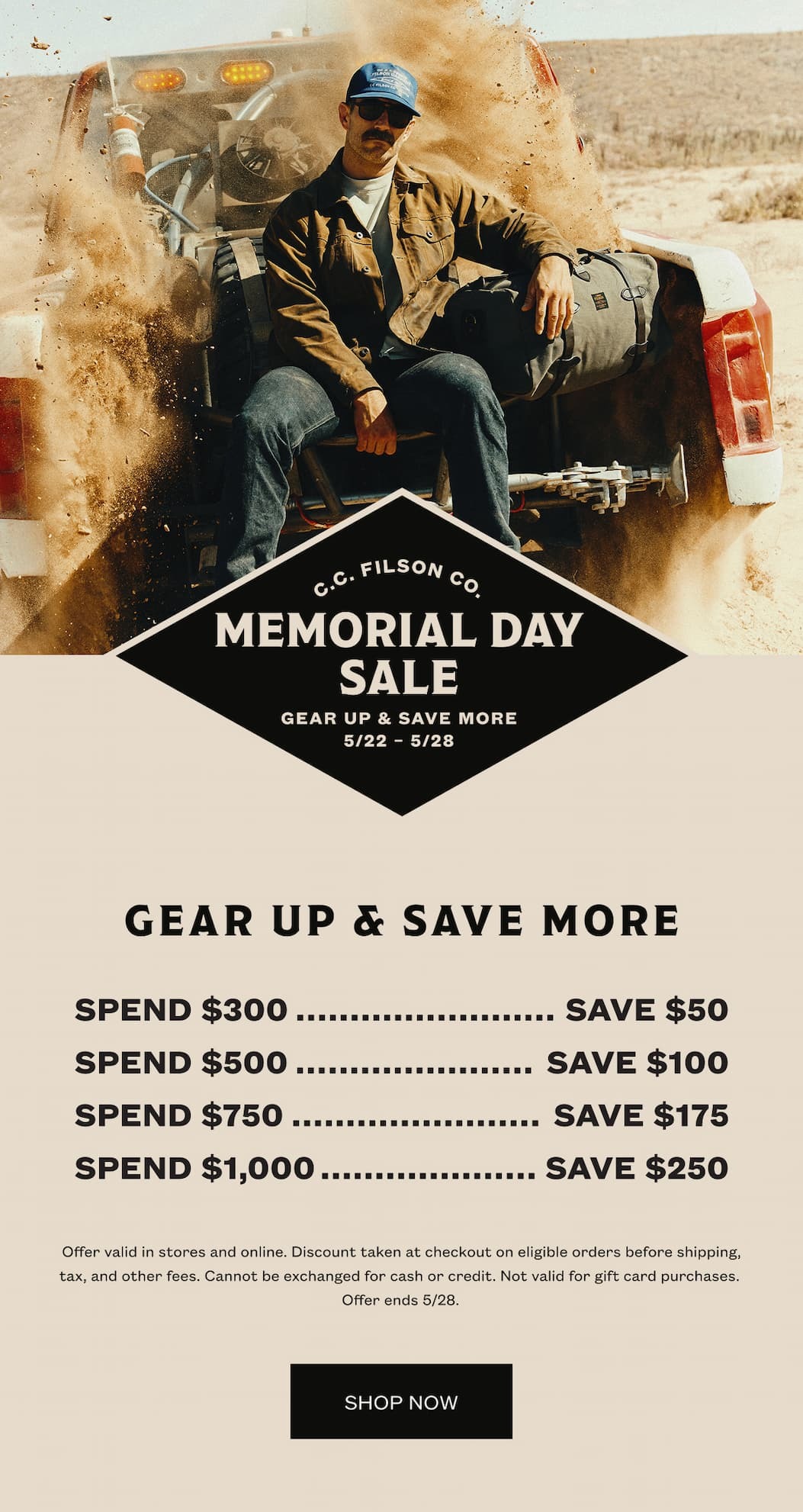 Memorial Day Sale Is Live