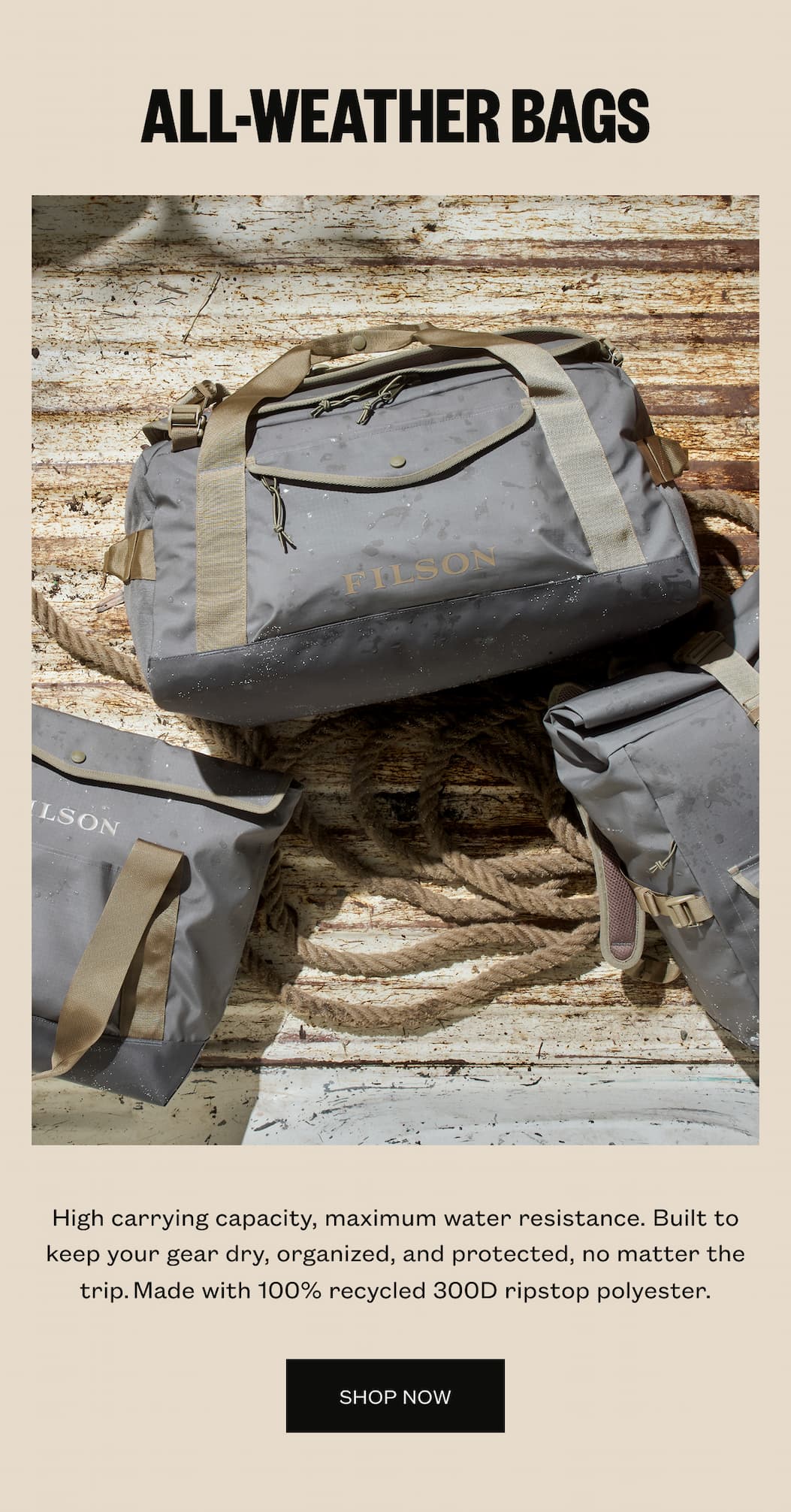 All Weather Bags