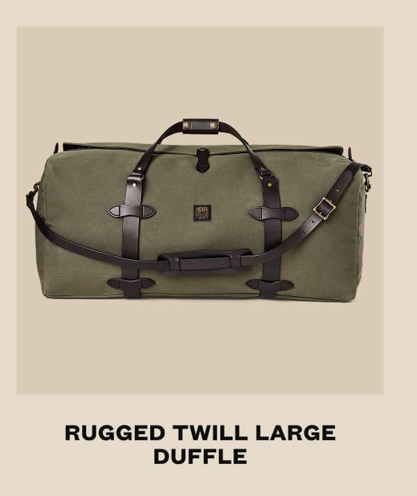 Rugged Twill Large Duffle