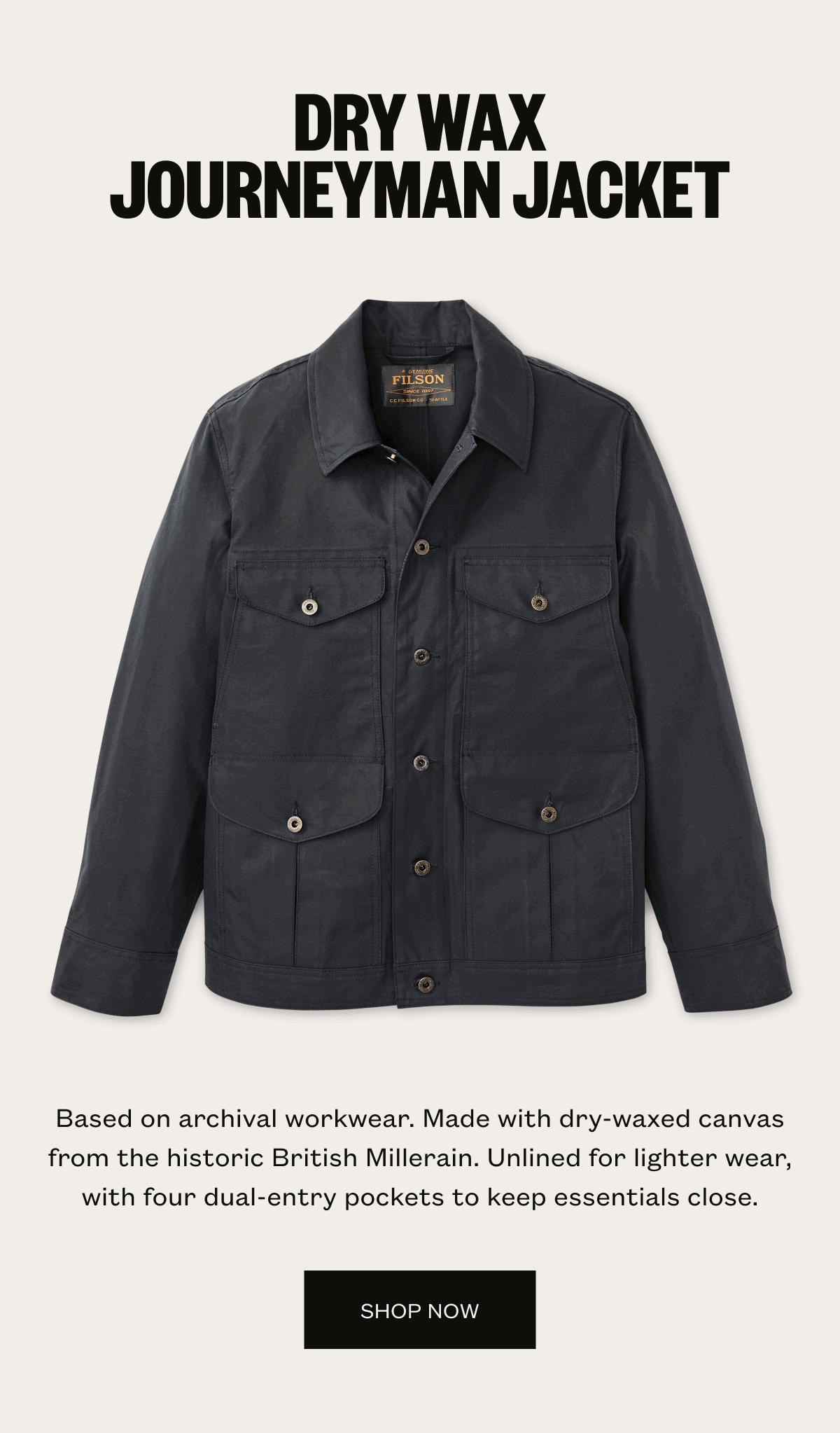 Dry Wax Journeyman Jacket