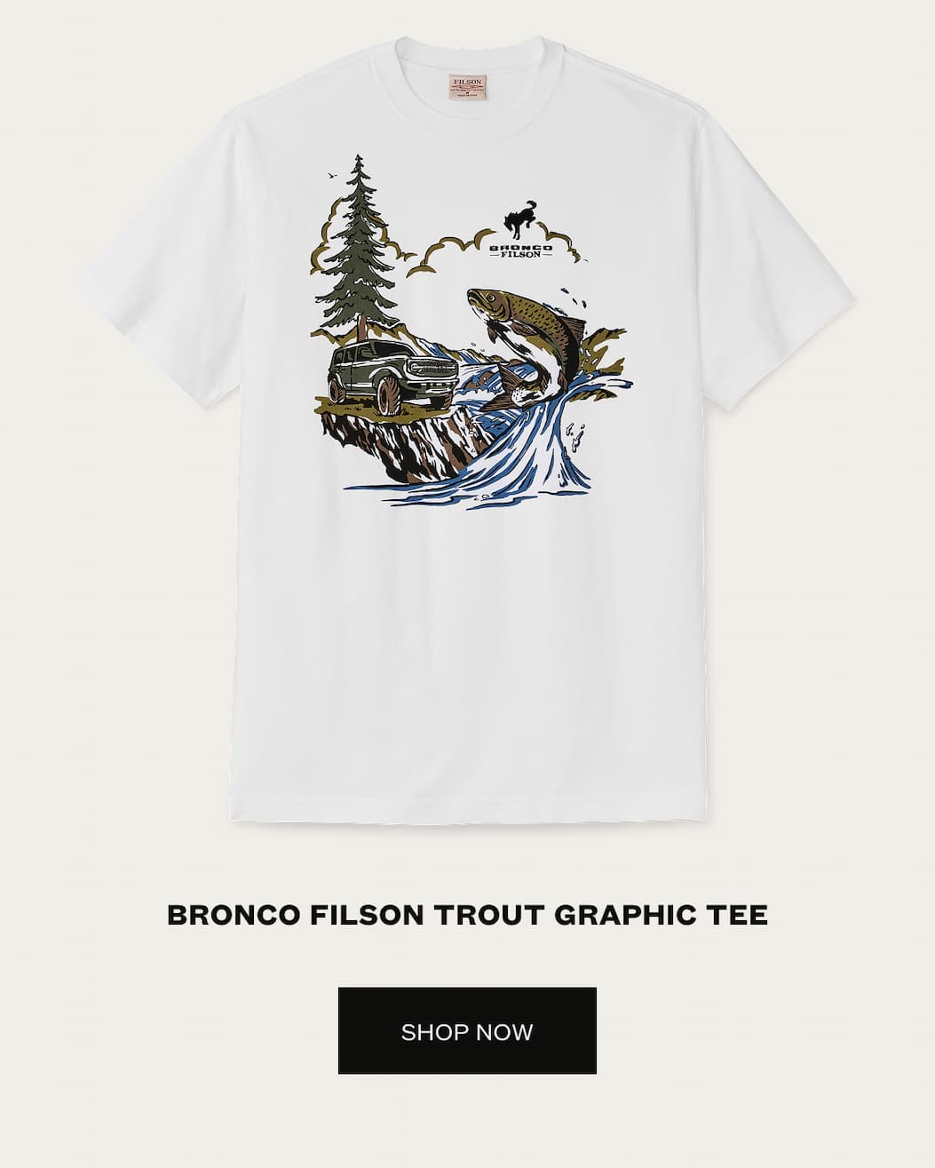 Bronco Filson Trout Graphic Tee