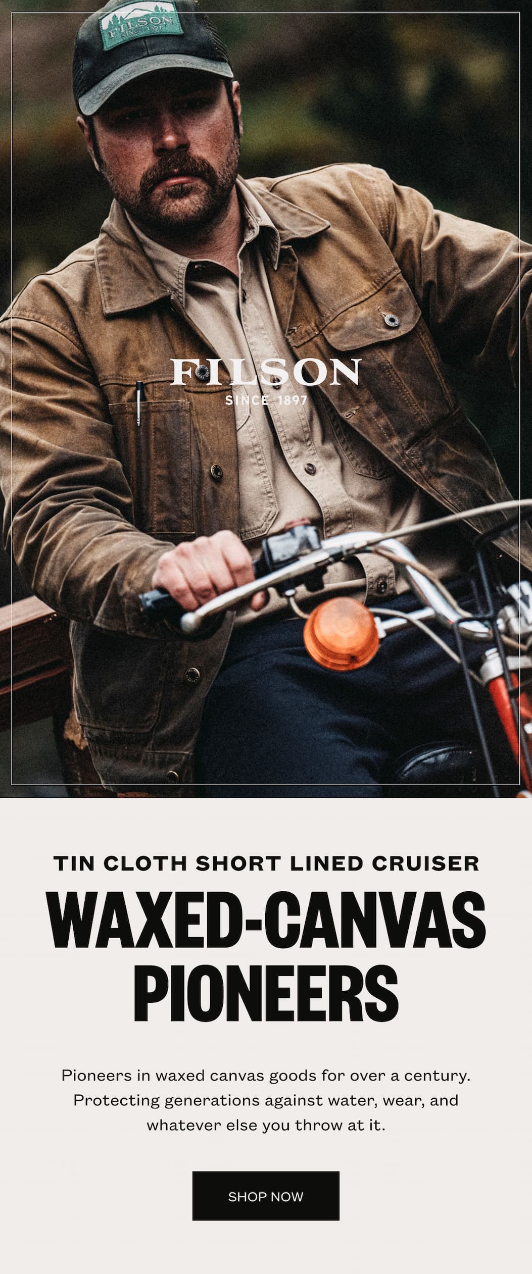 Tin Cloth Short Lined Cruiser 