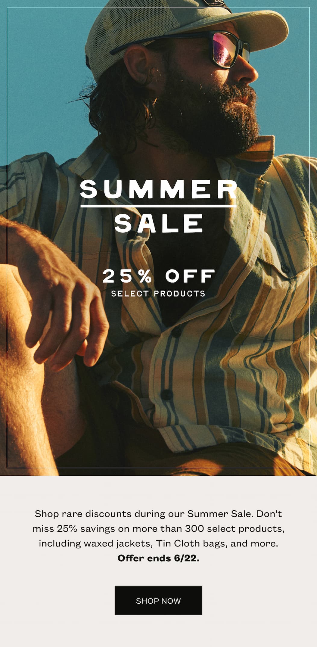 Summer Sale - 25% Off