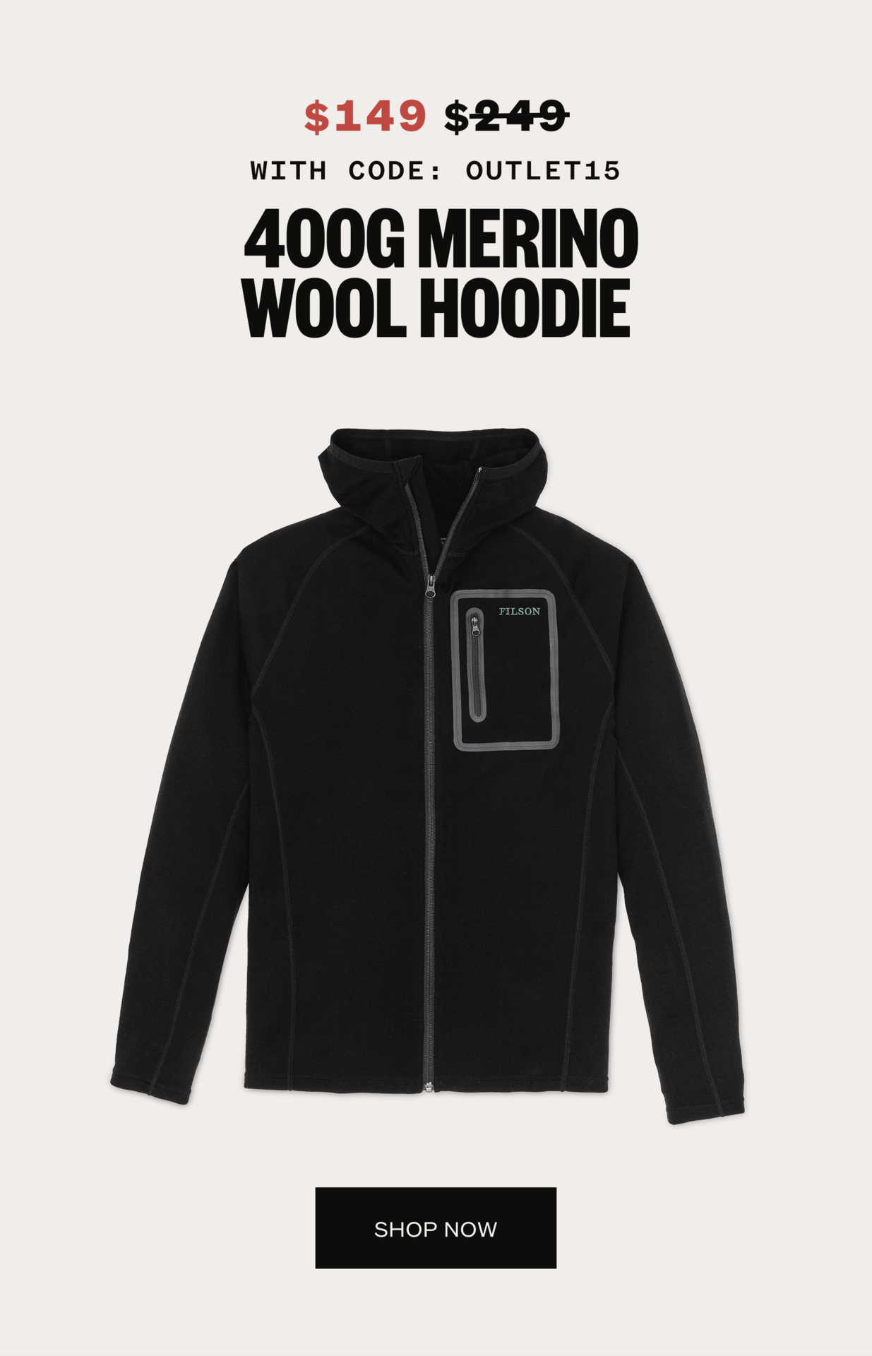 15% Off Outlet Ends Today
