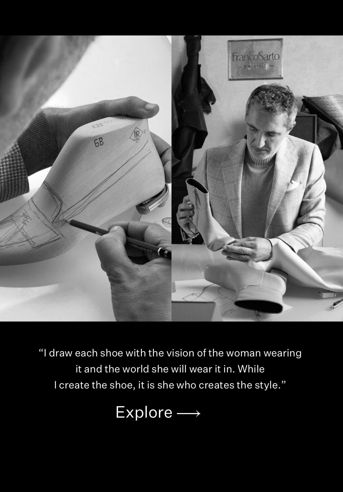 “I Draw Each Shoe With The Vision Of The Woman Wearing It And The World She Will Wear It In. While I Create The Shoe, It Is She Who Creates The Style.” | Explore