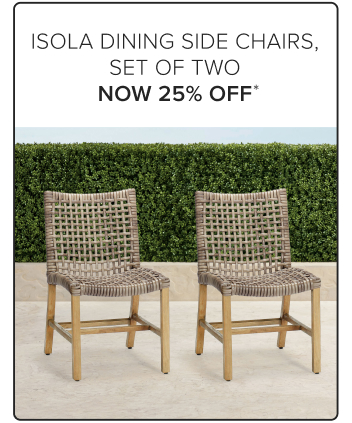 Isola Dining Side Chairs, Set of Two Now 25% Off