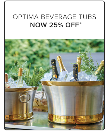 Optima Beverage Tubs Now 25% Off