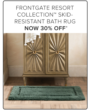 Frontgate Resort Collection Skid-Resistant Bath Rug Now 30% Off