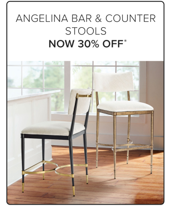 Angelina Bar & Counter Stools Now 30% Off