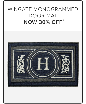 Wingate Monogrammed Door Mat Now 30% Off*