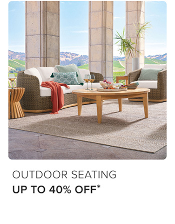 Up to 40% Off Outdoor Seating