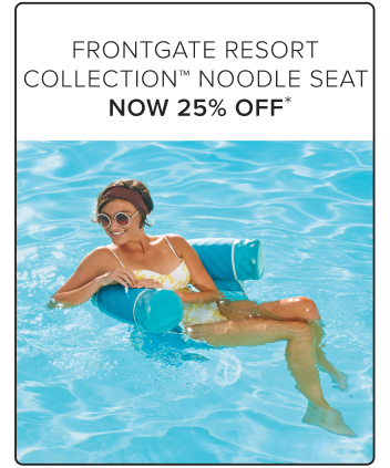 Frontgate Resort Collection Noodle Seat Now 25% Off