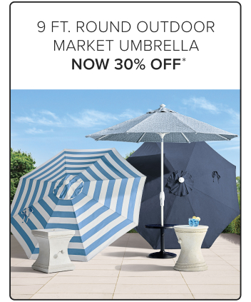 9 FT. Round Outdoor Market Umbrella Now 30% Off