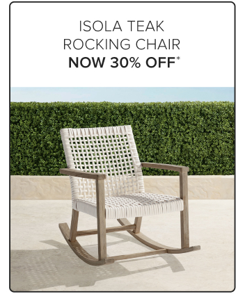 Isola Teak Rocking Chair Now 30% Off