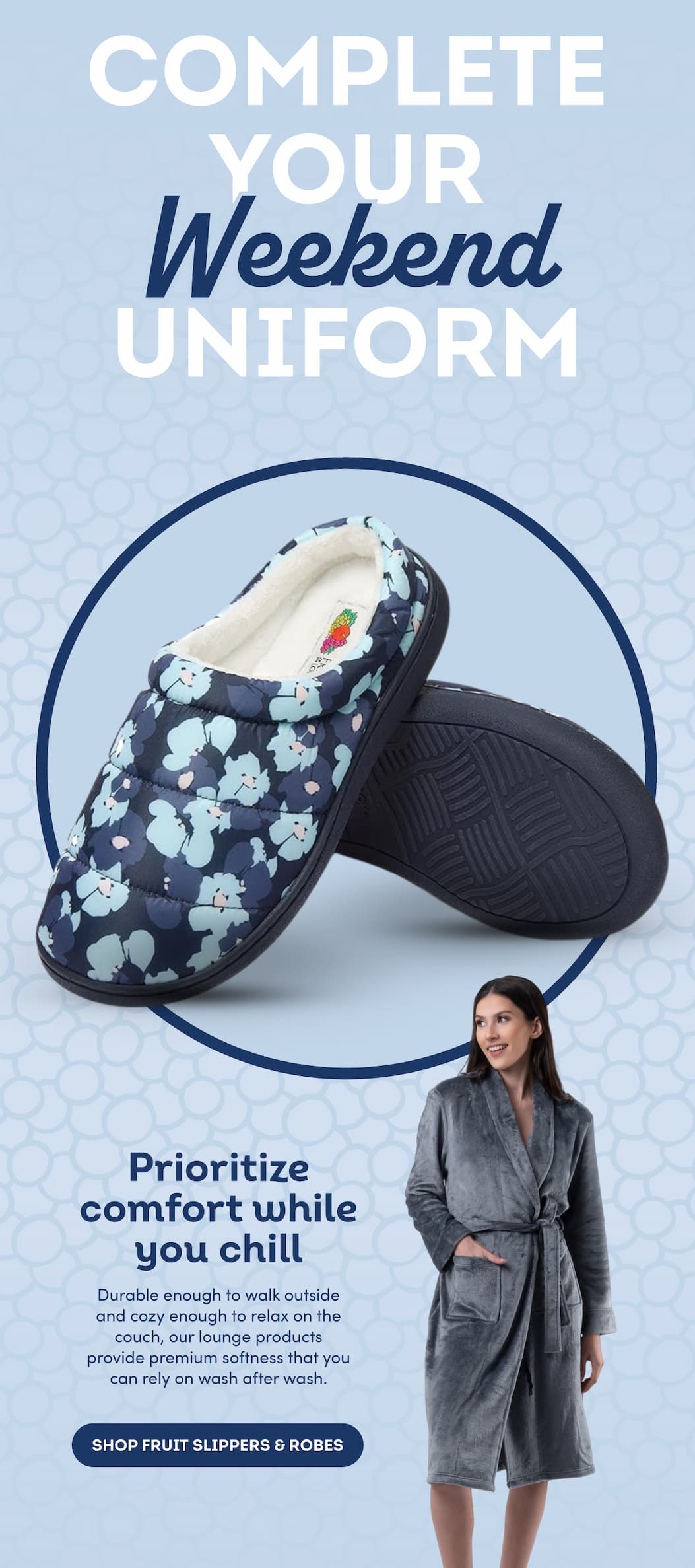 Shop Fruit Slippers and Robes!