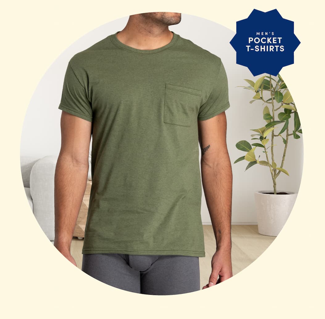 mens pocket tshirts Shop now on amazon