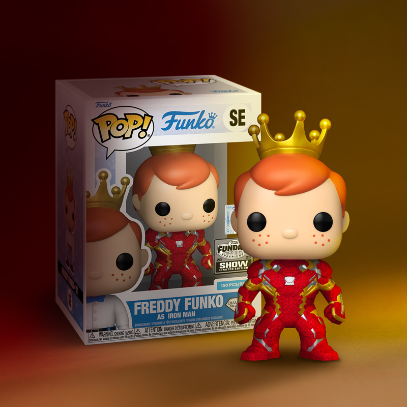  Fundays 2025 POP! Freddy Funko as Iron Man (Diamond) 