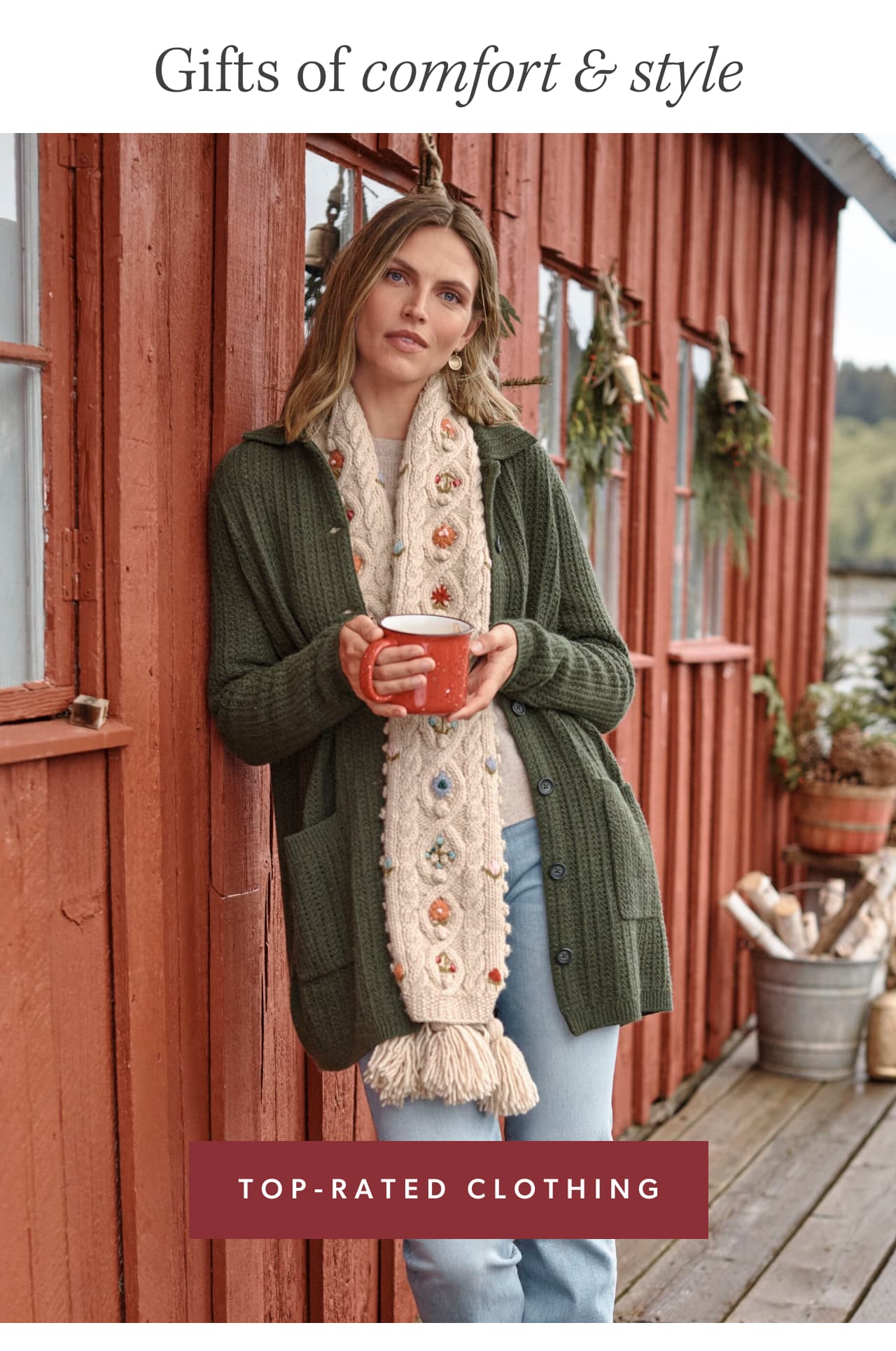 Gifts of comfort & style. Top-Rated Clothing
