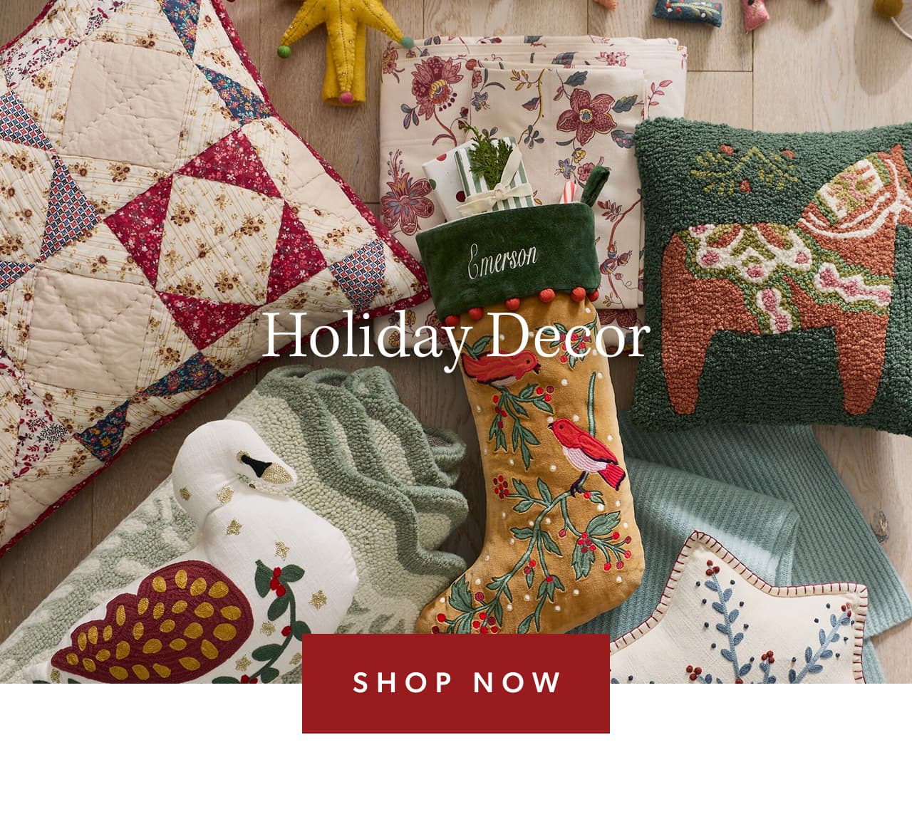 Holiday Decor. Shop now.