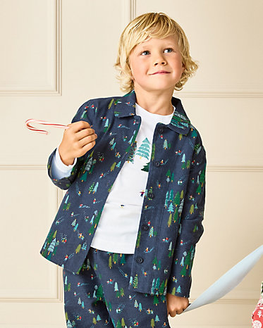 Kids' Flannel Pajama Top