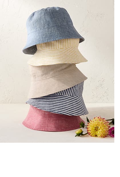 Beachcomber Linen Bucket Hat