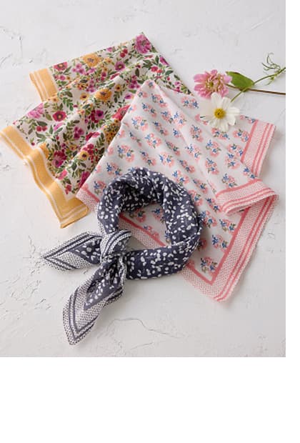 Elizabeth Gillett Cotton Square Scarf
