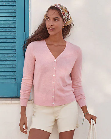 Brighton Cashmere V-Neck Cardigan