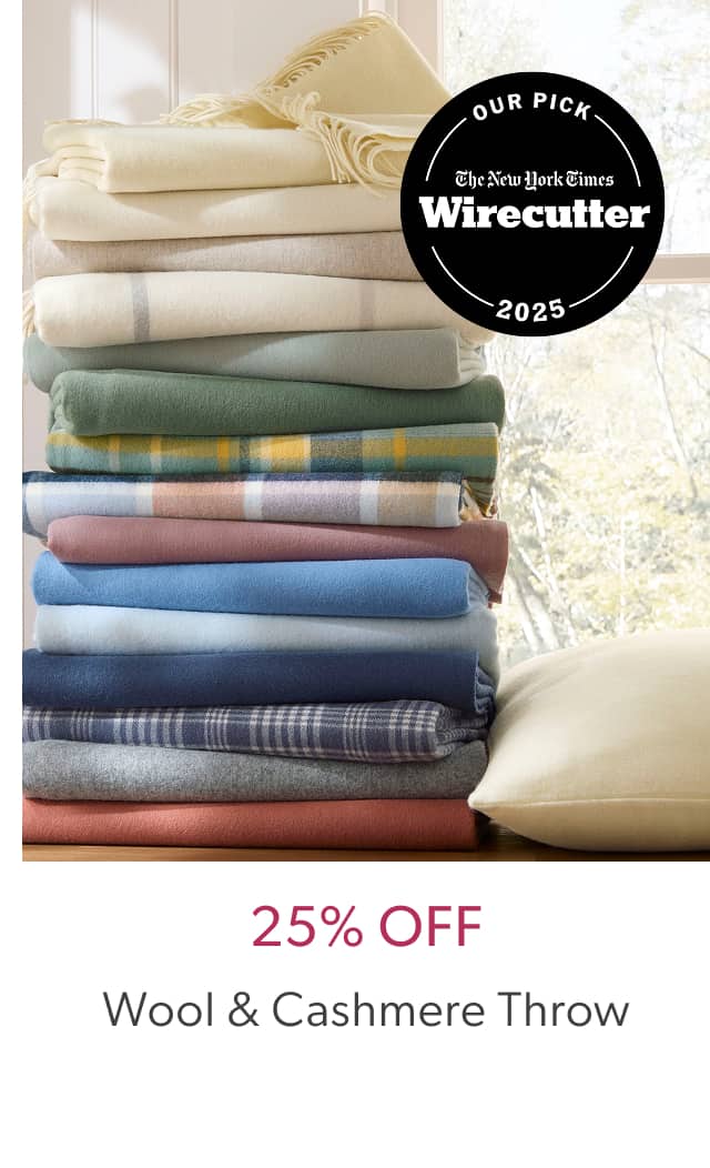 Wool & Cashmere Throw