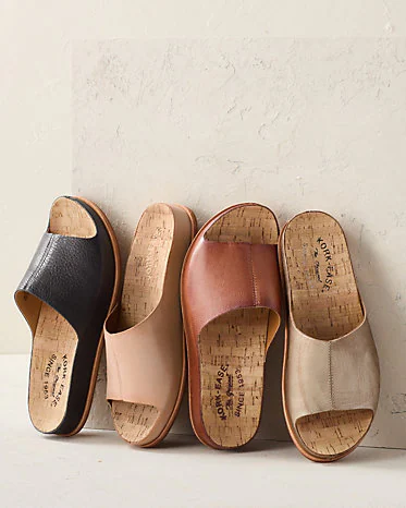 Kork-Ease® Tutsi Leather Slides