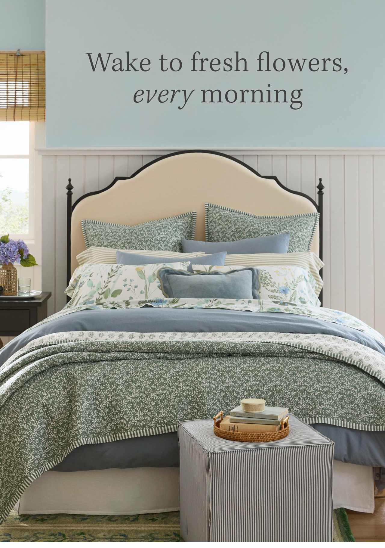 Wake to fresh flowers, every morning