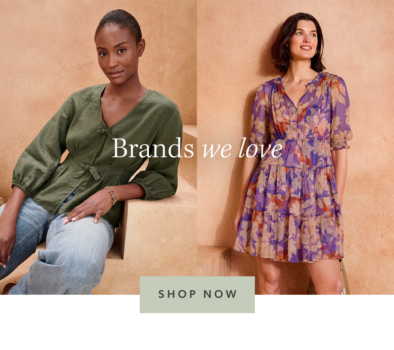 Brands we love. Shop now.