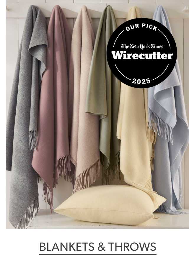 Our pick 2025. The New York Times Wirecutter. Blankets & Throws