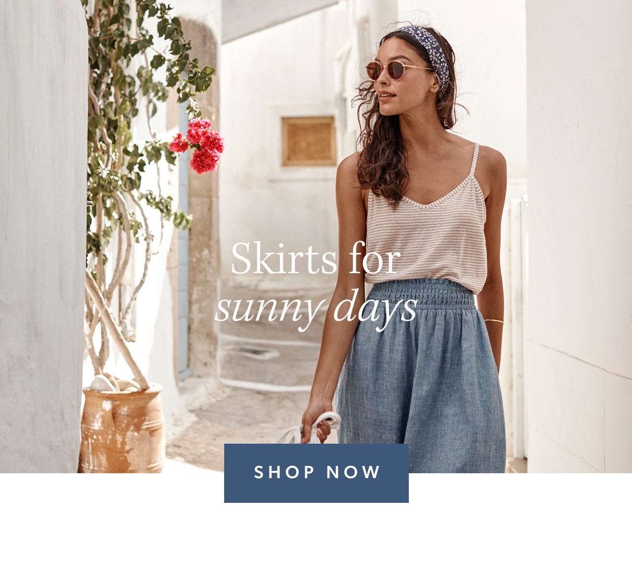 Skirts for sunny days. Shop now.