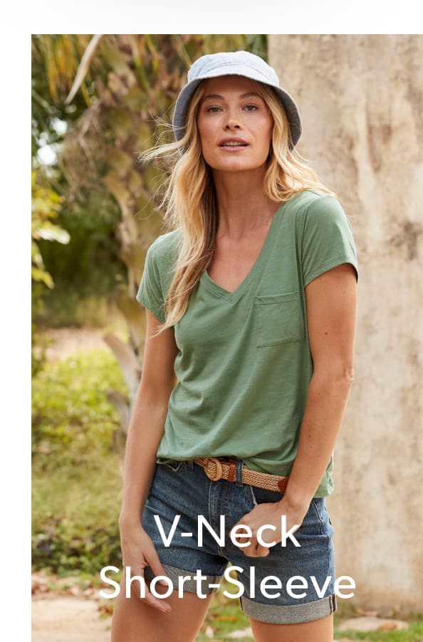 V-Neck Short-Sleeve