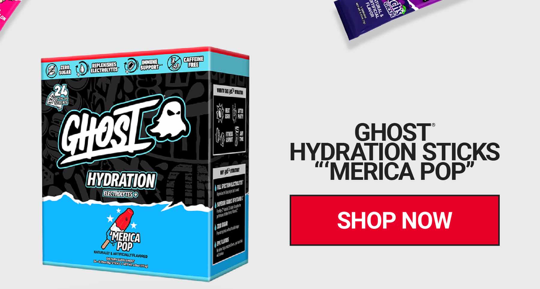 GHOST® HYDRATION STICKS 24-PACK