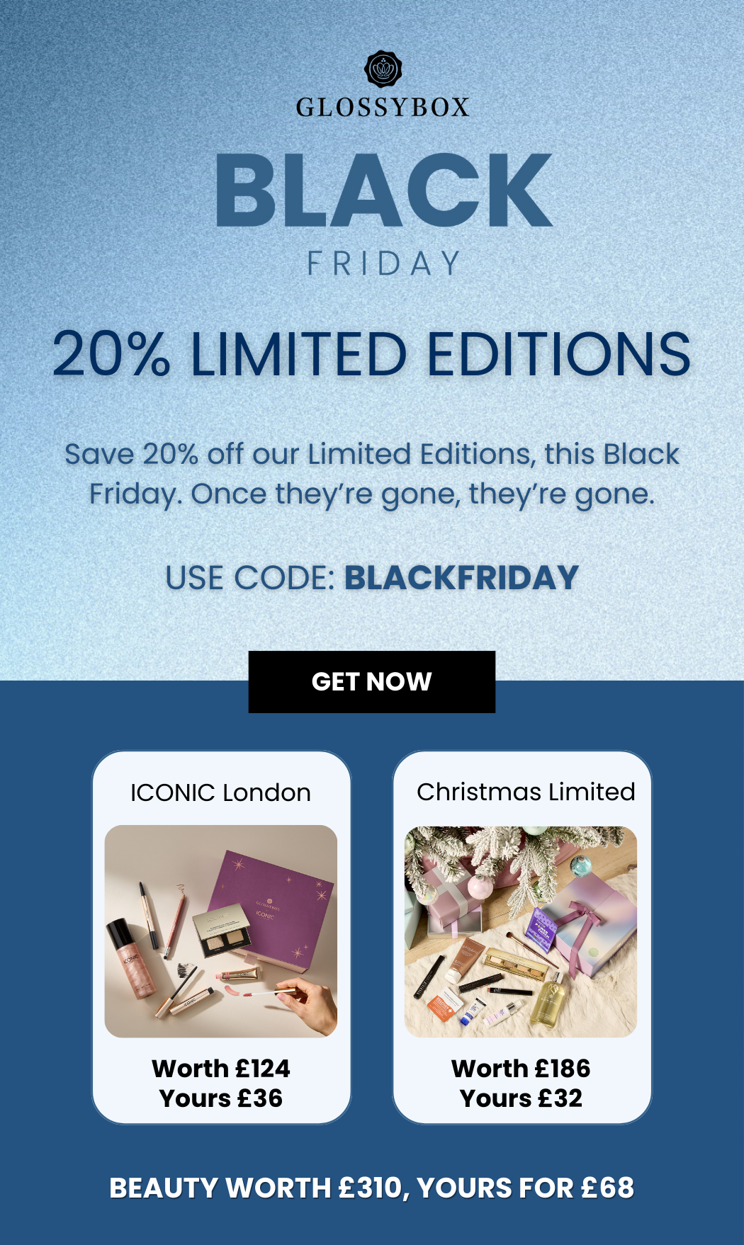 Use Code: BLACKFRIDAY