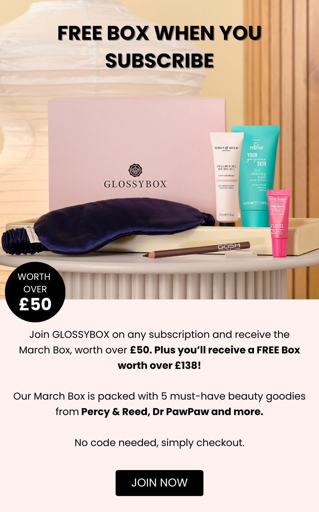 GLOSSYBOX March Box