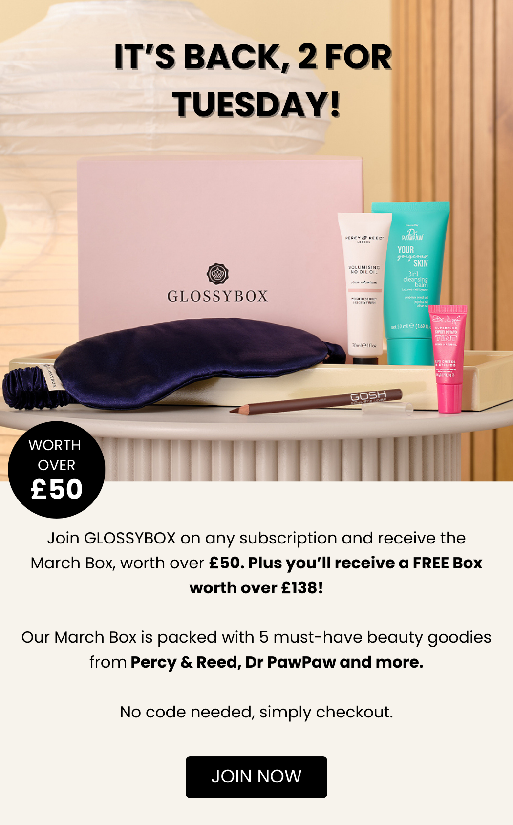 GLOSSYBOX March Box 