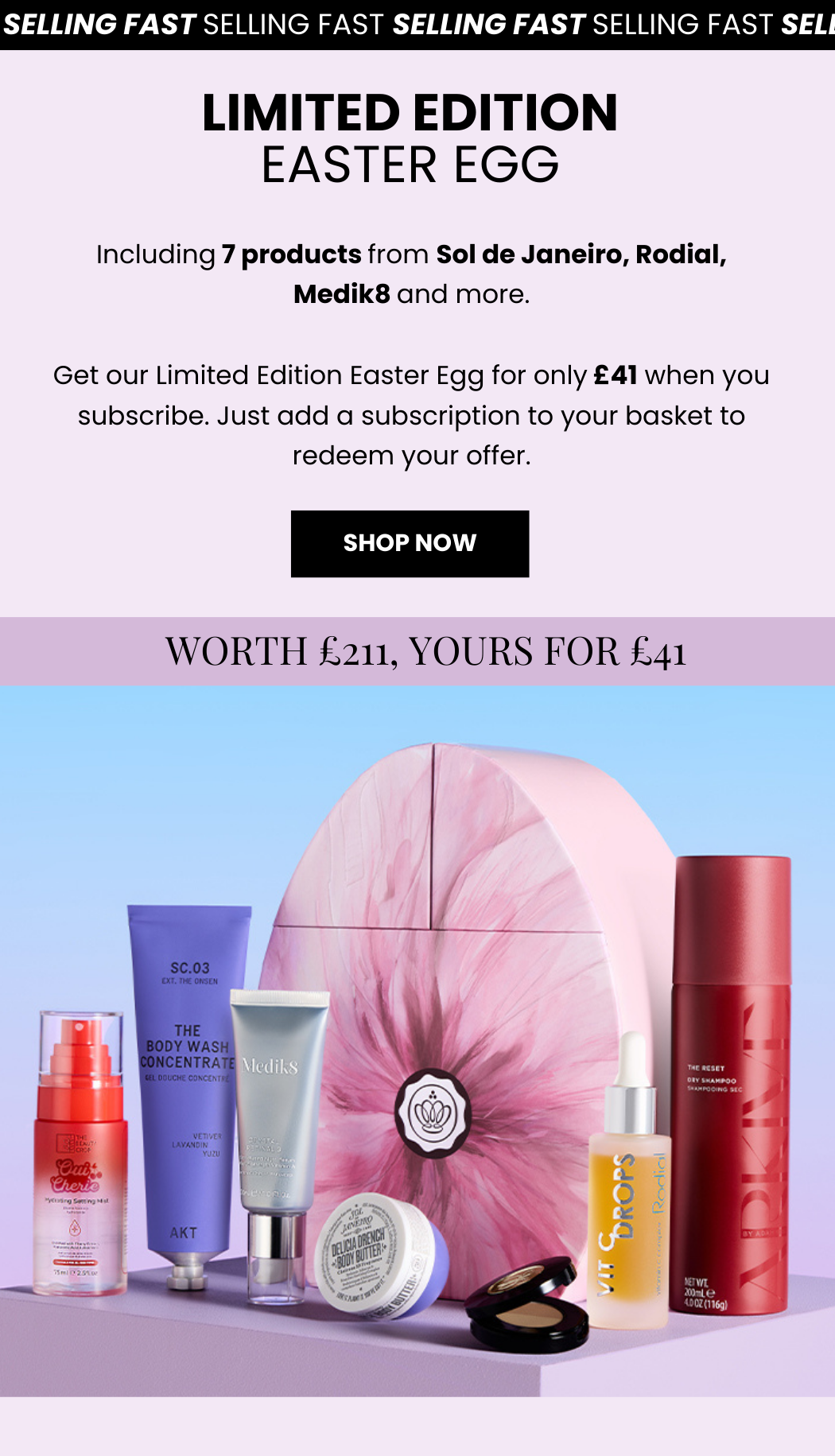 GLOSSYBOX Beauty Easter Egg
